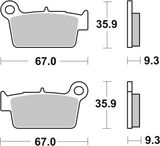 Brembo B-07YA41SD Off Road (SD) Sintered Rear Brake Pad (07YA41.SD)