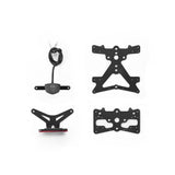 Rizoma Outside Street License Plate Support Kit Black for Ducati Scrambler 800 15-20