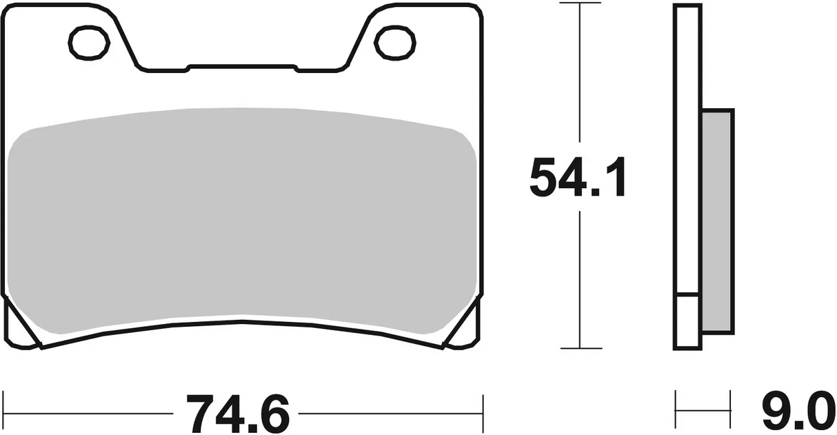 Brembo B-07YA24SA Road (SA) Sintered Front Brake Pad (07YA24.SA)