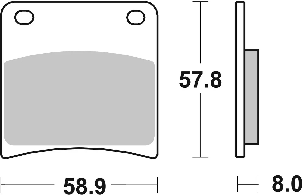 Brembo B-07SU13SA Road (SA) Sintered Front Brake Pad (07SU13.SA)