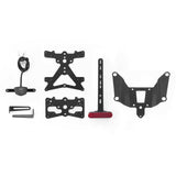 Rizoma Fox License Plate Support Kit Black for Honda CB650R 19-21