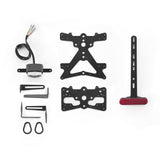 Rizoma Fox License Plate Support Kit Black for Yamaha XSR900 16-20