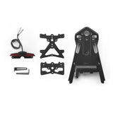 Rizoma Fox License Plate Support Kit Black for BMW R NineT/Pure/Racer/Urban G/S/Scrambler 14-20