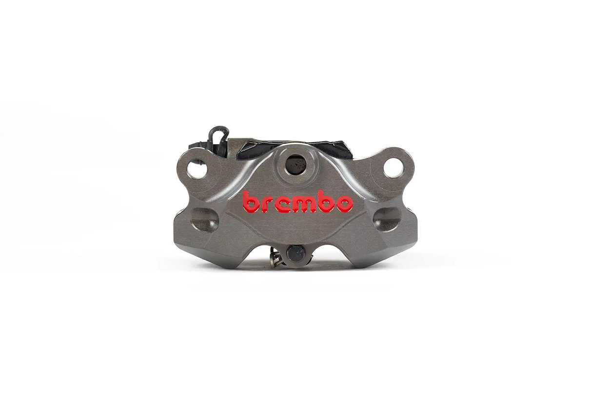 Brembo P4 34 84mm Rear Billet Brake Caliper Kit Black for Ducati Models