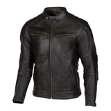 Merlin Chase II D3O Black Perforated Leather Jacket
