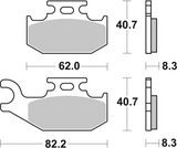 Brembo B-07GR74SD Off Road (SD) Sintered Rear Brake Pad (07GR74.SD)