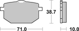 Brembo B-07YA18SA Road (SA) Sintered Front Brake Pad (07YA18.SA)