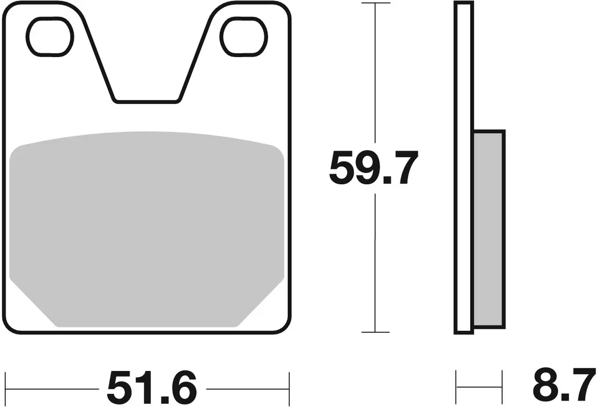 Brembo B-07YA38SP Road (SP) Sintered Rear Brake Pad (07YA38.SP)