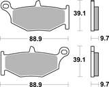 Brembo B-07SU32SP Road (SP) Sintered Rear Brake Pad (07SU32.SP)