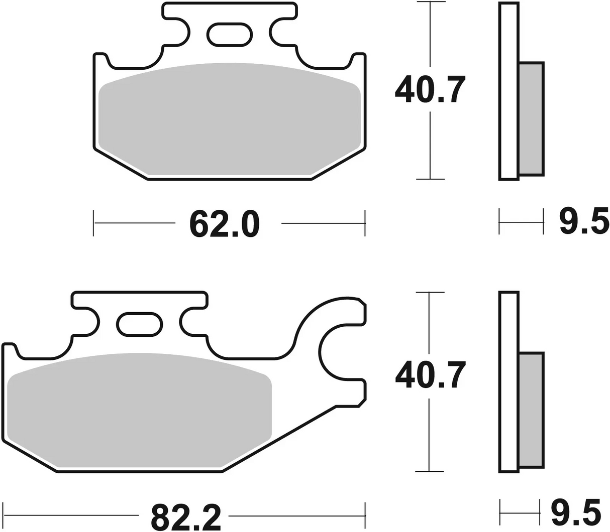 Brembo B-07GR49SD Off Road (SD) Sintered Front Brake Pad (07GR49.SD)