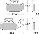 Brembo B-07GR49SD Off Road (SD) Sintered Front Brake Pad (07GR49.SD)