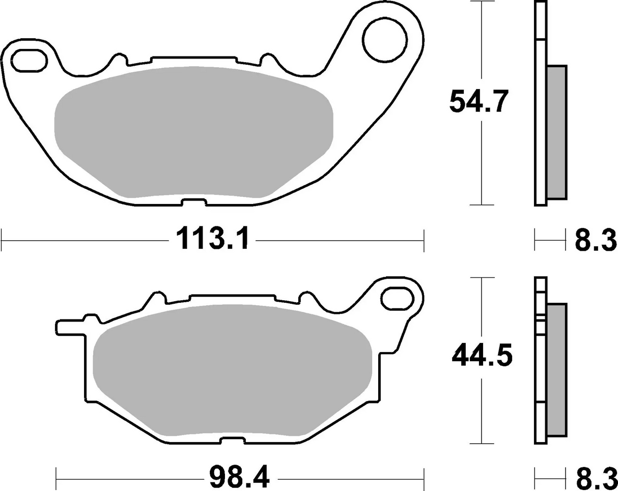 Brembo B-07YA52SA Road (SA) Sintered Front Brake Pad (07YA52.SA)
