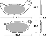 Brembo B-07YA52SA Road (SA) Sintered Front Brake Pad (07YA52.SA)