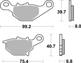 Brembo B-07SU31SD Off Road (SD) Sintered Rear Brake Pad (07SU31.SD)