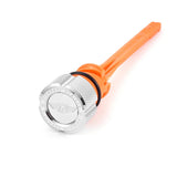 Figurati Designs FIG-FD01-STM8-KN-SV Magnetic Dipstick Silver for Harley-Davidson Softail 18-24