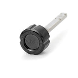 Figurati Designs FIG-FD01-MAGTDT-KN-BLK Magnetic Transmission Oil Dipstick Knurled Black for Harley-Davidson Softail 07-Up/Dyna 06-17/Touring 07-16
