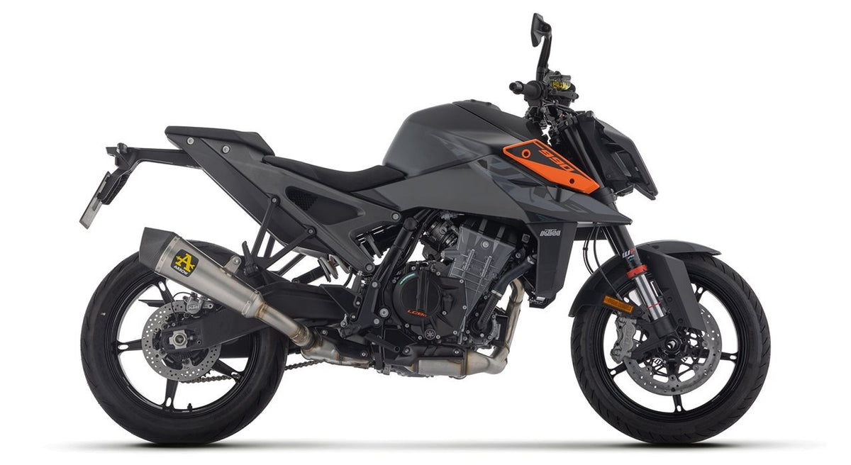 Arrow 71973XK X-Kone Titanium Slip-On Muffler w/Carbon End Cap for KTM Duke 990 24-Up