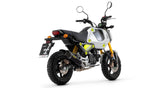 Arrow 52511XKN X-Kone Nichrom Dark Slip-On Muffler w/Carbon End Cap for Honda MSX 125 Grom 21-24
