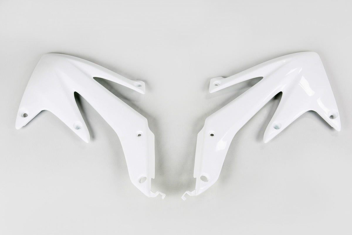UFO Radiator Shrouds White for Honda CRF 450 X 05-07
