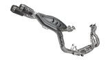 Arrow 71253CPRN Competition EVO Titanium Full Exhaust System w/Pro-Race Dark Titanium Muffler & Titanium End Cap for Ducati Panigale V4 25-Up
