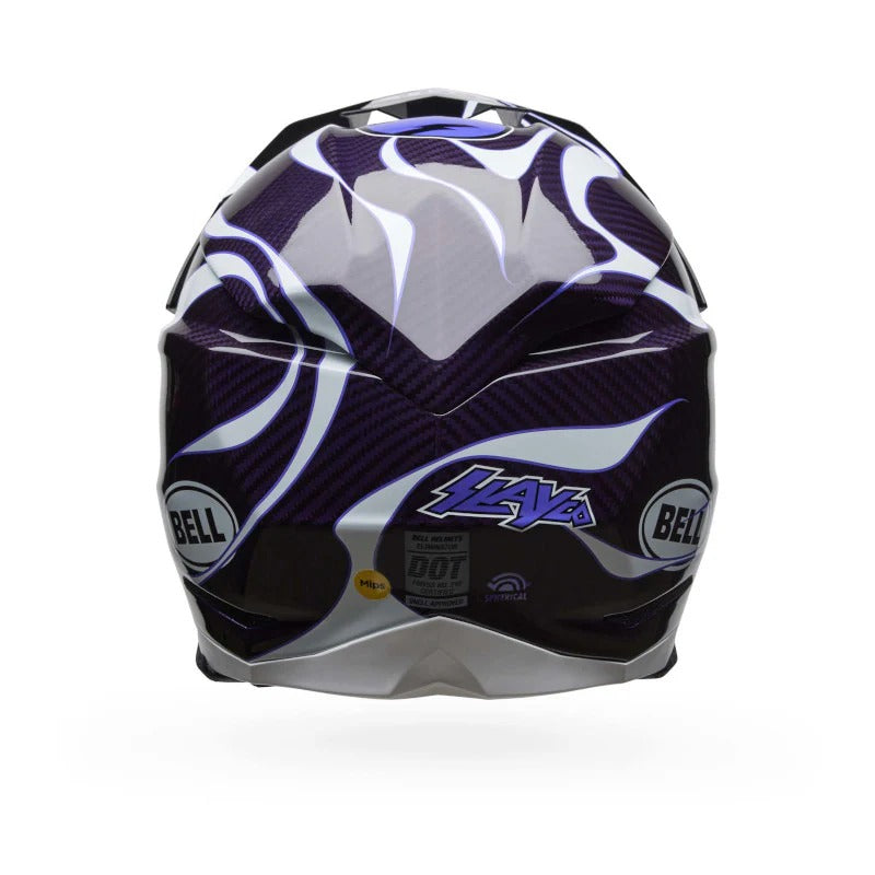 Bell Moto-10 Spherical SlayCo Limited Edition Gloss Black/White Helmet