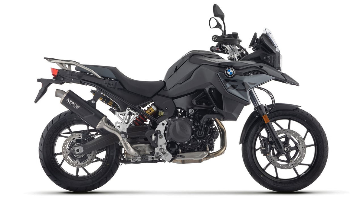 Arrow 72653AON Indy Race Evo Aluminium Dark Slip-On Muffler w/Steel End Cap for BMW F 800 GS/F 900 GS/F 900 GS Adventure 24-Up