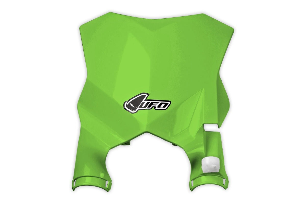 UFO Stadium Front Number Plate Green for Kawasaki KX 250 F 17-Up/KX 450 F 16-Up