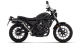 Arrow 74513RBN Rebel Stainless Steel Dark Slip-On Muffler w/Aluminium Dark End Cap for Honda CL500 23-24