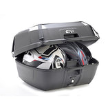 Givi B45+ 45L Black/Silver Monolock Top Case (includes Universal Plate)