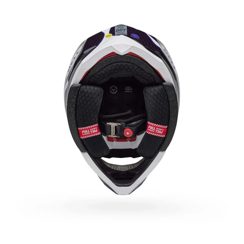 Bell Moto-10 Spherical SlayCo Limited Edition Gloss Black/White Helmet