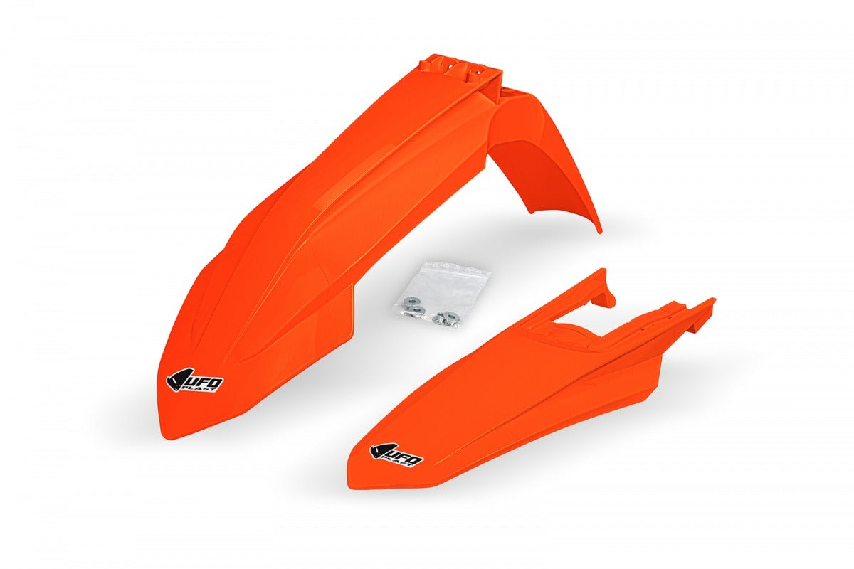 UFO Fender Kit Neon Orange for KTM SX 150 25-Up/SX 125/SX 250/SX 300/SX-F 250/SX-F 350/SX-F 450 23-Up