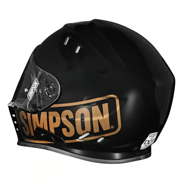 Simpson Venom Logo St Black Helmet