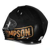 Simpson Venom Logo St Black Helmet