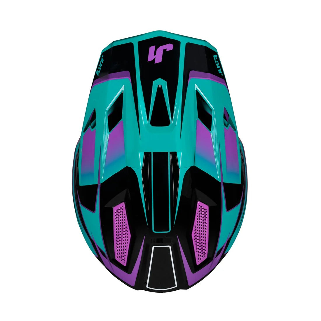 Just1 J40 Speed Gloss Purple/Blue/Black Helmet
