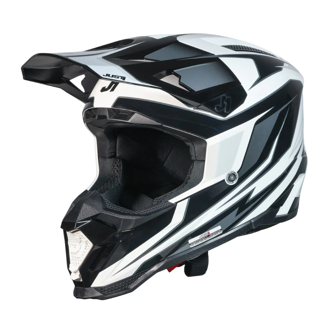 Just1 J40 Speed Gloss Black/White Helmet