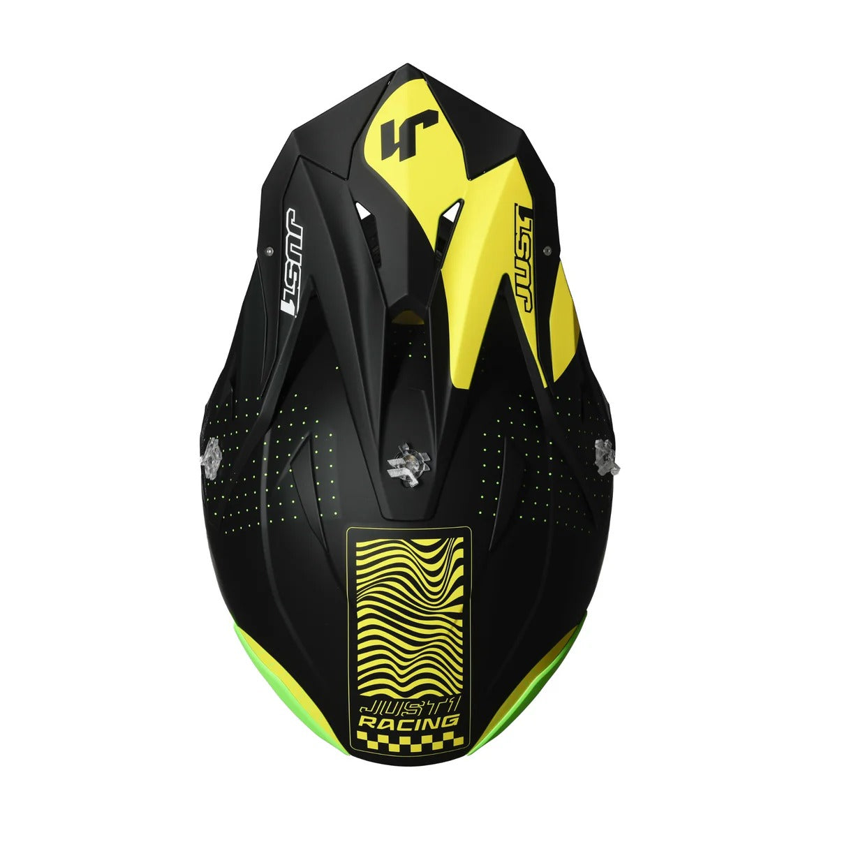 Just1 J39 Xeno Matte Fluro Yellow/Black Helmet