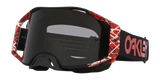 Oakley Airbrake MX Goggles w/Red Eddie Strap & Dark Grey Lenses