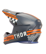 Thor 2025 Sector 2 Combat Matte Midnight/Orange Helmet