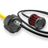 Figurati Designs FIG-FDP01-VM8-KN-BLK Magnetic Vented Dipstick Knurled Black for Harley-Davidson Touring 17-Up