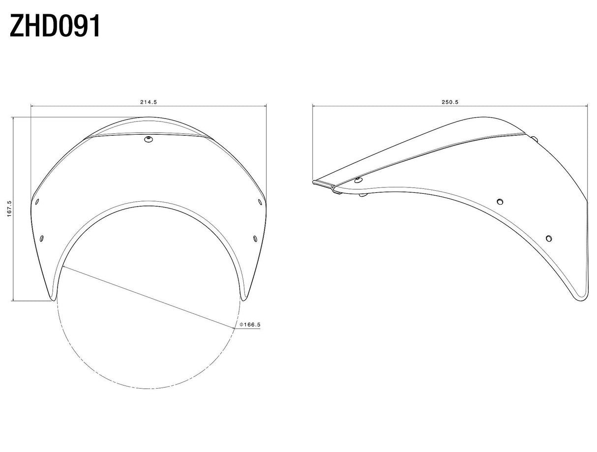 Rizoma Headlight Fairing Black for Harley-Davidson Forty-Eight Sportster 18-21