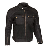 Merlin Shenstone II Air D3O Black Wax Cotton Jacket