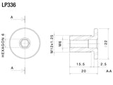 Rizoma R-LP336B Proguard System & End Mount Mirror Mounting Kit