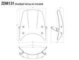 Rizoma Adaptor for Headlight Fairing for Ducati Scrambler