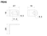 Rizoma Indicator Mounting Adapters Black for Honda CB1000R Neo Sport Cafe
