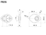 Rizoma Indicator Mounting Adapters Black for Ducati XDiavel S