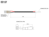 Rizoma Marker Light & Veloce L Mirror Cable Kit for Ducati XDiavel S