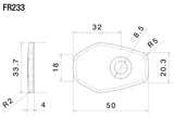 Rizoma Marker Light Adapters Black for Suzuki GSX-S 1000