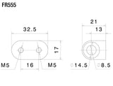 Rizoma R-FR555B Mounting Kit for Front Turn Signals