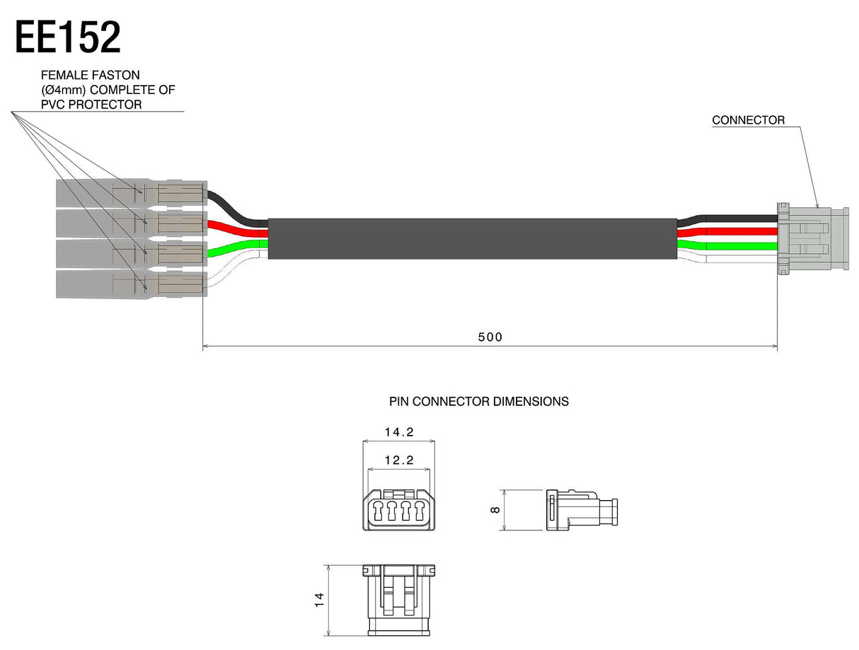 Rizoma Indicator Light Wiring Kit for Harley-Davidson Breakout/Fat Bob/Fat Boy/Low Rider/Softail Slim/Street Bob/FXDR 114