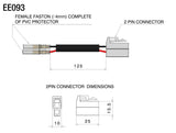 Rizoma R-EE093H Wiring Kit for Turn Signals & Mirror w/Integrated Turn Signal